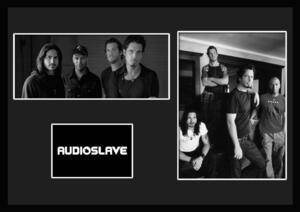 5種類!Audioslave/オーディオスレイヴ/ROCK/ロックバンドグループ/証明書付きフレーム/BW/モノクロ/ディスプレイ (3-3W)