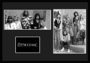 10種類!Fleetwood Mac/フリートウッド・マック/ROCK/ロックバンドグループ/証明書付きフレーム/BW/モノクロ/ディスプレイ (6-3W)