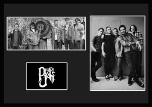 10種類!Pearl Jam/パール・ジャム/ROCK/ロックバンドグループ/証明書付きフレーム/BW/モノクロ/ディスプレイ (10-3W)