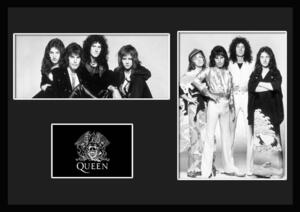 10種類!Queen/クイーン/ROCK/ロックバンドグループ/証明書付きフレーム/BW/モノクロ/ディスプレイ (3-3W)