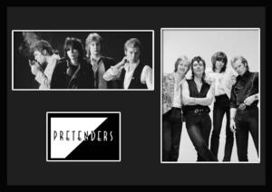 8種類!The Pretenders/プリテンダーズ/ROCK/ロックバンドグループ/証明書付きフレーム/BW/モノクロ/ディスプレイ (1-3W)