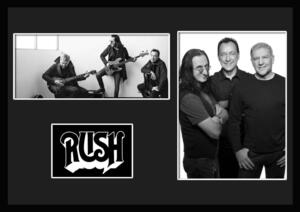 10種類!Rush/ラッシュ/ROCK/ロックバンドグループ/証明書付きフレーム/BW/モノクロ/ディスプレイ(3-3W)