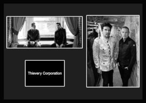 10種類!Thievery Corporation/シーヴェリー・コーポレーション/NuJazz/ニュージャズ /証明書付きフレーム/BW/モノクロ/ディスプレイ (7-3W)