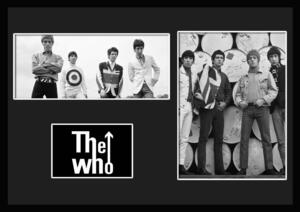 10種類!The Who/ザ・フー/ROCK/ロックバンドグループ/証明書付きフレーム/BW/モノクロ/ディスプレイ(10-3W)