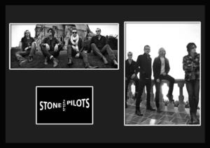 10種類!Stone Temple Pilots/ストーン・テンプル・パイロッツ/ROCK/ロックバンド/証明書付きフレーム/BW/モノクロ/ディスプレイ(1-3W)