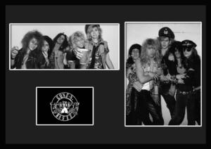10種類!Guns N' Roses/ガンズ・アンド・ローゼズ/ROCK/ロックバンドグループ/証明書付きフレーム/BW/モノクロ/ディスプレイ(9-3W)