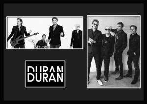 10種類!Duran Duran/デュラン・デュラン/ROCK/ロックバンドグループ/証明書付きフレーム/BW/モノクロ/ディスプレイ(4-3W)