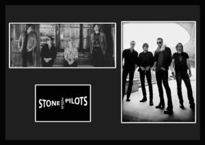 10種類!Stone Temple Pilots/ストーン・テンプル・パイロッツ/ROCK/ロックバンド/証明書付きフレーム/BW/モノクロ/ディスプレイ(10-3W)