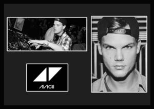 10種類!DJ Avicii/DJ アヴィーチー/ティム・バーグ/トム・ハングス/ミュージック/証明書付きフレーム/BW/モノクロ/ディスプレイ(6-3W)