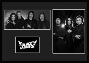 10種類!Black Sabbath/ブラック・サバス/ROCK/ロックバンドグループ/証明書付きフレーム/BW/モノクロ/ディスプレイ (10-3W)