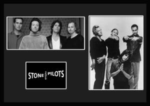 10種類!Stone Temple Pilots/ストーン・テンプル・パイロッツ/ROCK/ロックバンド/証明書付きフレーム/BW/モノクロ/ディスプレイ(7-3W)