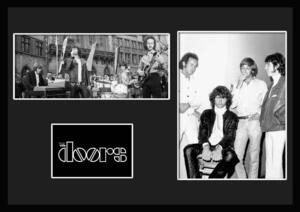 10種類!The Doors/ザ・ドアーズ/ROCK/ロックバンドグループ/証明書付きフレーム/BW/モノクロ/ディスプレイ (6-3W)