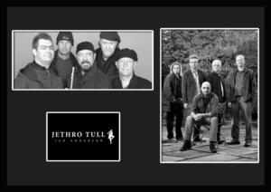 8種類!Jethro Tull/ジェスロ・タル/ROCK/ロックバンドグループ/証明書付きフレーム/BW/モノクロ/ディスプレイ(1-3W)
