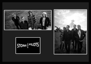 10種類!Stone Temple Pilots/ストーン・テンプル・パイロッツ/ROCK/ロックバンド/証明書付きフレーム/BW/モノクロ/ディスプレイ(2-3W)