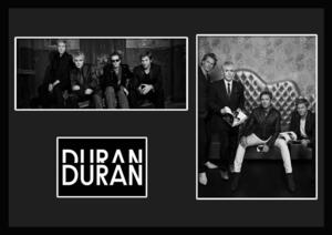10種類!Duran Duran/デュラン・デュラン/ROCK/ロックバンドグループ/証明書付きフレーム/BW/モノクロ/ディスプレイ(10-3W)