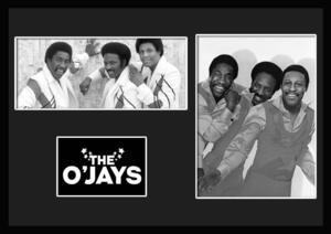 10種類!The O'Jays/オージェイズ /ROCK/ロックバンドグループ/証明書付きフレーム/BW/モノクロ/ディスプレイ(7-3W)