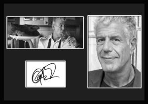 10種類!Anthony Bourdain/アンソニー・ボーデイン/作家/シェフ/トラベル・チャンネル/証明書付きフレーム/BW/モノクロ/ディスプレイ(7-3W)