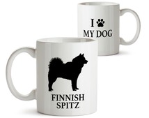 大人気《愛犬マグカップ/Dog Mugcup》【Finnish Spitz Dog/フィニッシュ・スピッツ・ドッグ】イヌ/ワンちゃん/ペット/Pet-183_画像2