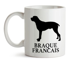 大人気《愛犬マグカップ/Dog Mugcup》【Braque Francais/ブラク・フランセ】イヌ/ワンちゃん/ペット/Pet-93