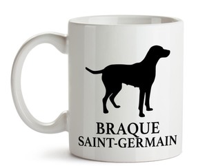 大人気《愛犬マグカップ/Dog Mugcup》【Braque Saint-Germain/サン・ジェルマン・ポインター】イヌ/ワンちゃん/ペット/Pet-94