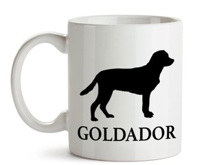 大人気《愛犬マグカップ/Dog Mugcup》【Goldador dog/ゴールダドール・ドッグ】イヌ/ワンちゃん/ペット/Pet-206