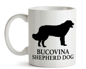 大人気《愛犬マグカップ/Dog Mugcup》【Bucovina Shepherd Dog/ブコビナ・シープドッグ】イヌ/ワンちゃん/ペット/Pet-102