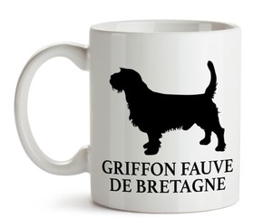 大人気《愛犬マグカップ/Dog Mugcup》【Griffon Fauve de Bretagne Dog/グリフォン・フォーヴ・ド・ブルターニュ・ドッグ】イヌ/ペット-223
