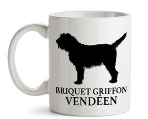 大人気《愛犬マグカップ/Dog Mugcup》【Briquet Griffon Vendeen/ブリケ・グリフォン・バンデーン】イヌ/ワンちゃん/ペット/Pet-98