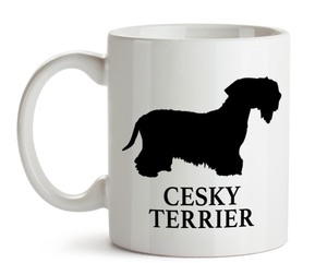 大人気《愛犬マグカップ/Dog Mugcup》【 Cesky Terrier Dog/チェスキー・テリア・ドッグ】イヌ/ワンちゃん/ペット/Pet-122