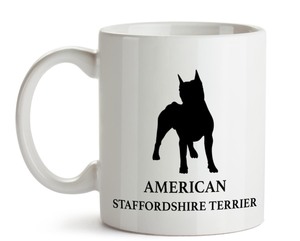 大人気《愛犬マグカップ/Dog Mugcup》【American Staffordshire Terrier/アメリカンスタッフォードシャー・テリア】イヌ/ペット/Pet-19