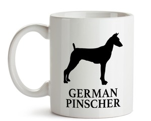 大人気《愛犬マグカップ/Dog Mugcup》【German Pinscher Dog/ジャーマン・ピンシャー・ドッグ】イヌ/ワンちゃん/ペット/Pet-199