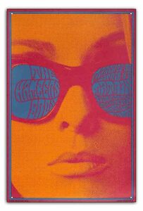 ブリキ看板【Rock Poster/ロックポスター】雑貨/ヴィンテージ風/メタルプレート/レトロ/202-Chambers Brothers 1967/チェンバース・ブラ
