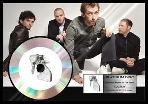 コールドプレイ/Coldplay/静寂の世界/プラチナディスク証明書付