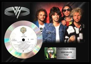 ヴァン・ヘイレン/Van Halen『5150』プラチナディスク証明書付