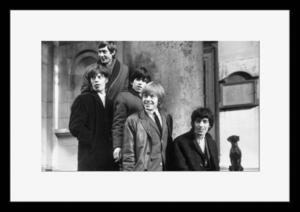 BW:人気ロックバンド!ザ・ローリング・ストーンズ/The Rolling Stones/モノクロ写真フレーム-5