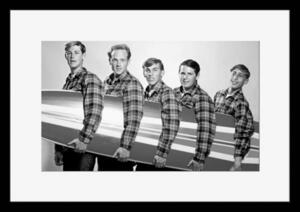 BW: popular Surf * lock * group! The * beach * boys /The Beach Boys/ monochrome photograph frame -2