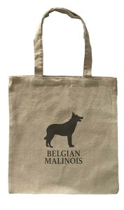 Dog Canvas tote bag/愛犬キャンバストートバッグ【Belgian Malinois/ベルジアン・シェパード・ドッグ・マリノア】イヌ/ナチュラル-50