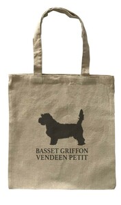 Dog Canvas tote bag/愛犬キャンバストートバッグ【Basset Griffon Vendeen Petit/プチ・バセット・グリフォン・バンデーン】イヌ-42