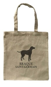 Dog Canvas tote bag/愛犬キャンバストートバッグ【Braque Saint-Germain/サン・ジェルマン・ポインター】イヌ/ペット/ナチュラル-92
