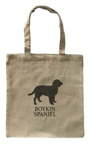 Dog Canvas tote bag/愛犬キャンバストートバッグ【Boykin Spaniel/ボイキン・スパニエル】イヌ/ペット/シンプル/モノクロ/ナチュラル-87