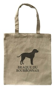 Dog Canvas tote bag/愛犬キャンバストートバッグ【Braque du Bourbonnais/ブルボネ・ポインター】イヌ/ペット/シンプル/ナチュラル-90