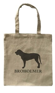 Dog Canvas tote bag/愛犬キャンバストートバッグ【Broholmer/デーニッシュ・ブロホルマー】イヌ/ペット/シンプル/モノクロ/ナチュラル-98