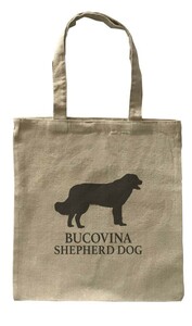 Dog Canvas tote bag/愛犬キャンバストートバッグ【Bucovina Shepherd Dog/ブコビナ・シープドッグ】イヌ/ペット/シンプル/ナチュラル-100