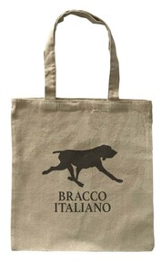 Dog Canvas tote bag/愛犬キャンバストートバッグ【Bracco Italiano/ブラッコ・イタリアーノ】イヌ/ペット/シンプル/ナチュラル-88