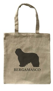 Dog Canvas tote bag/愛犬キャンバストートバッグ【Bergamasco dog/ベルガマスコ・ドッグ】イヌ/ペット/シンプル/ナチュラル-57