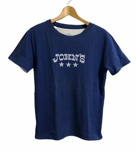 JOHN'S CLOTHING 半袖Tシャツ maid in USA Mサイズ　青　15th TEE