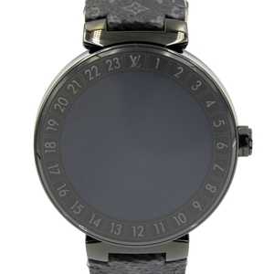 良品 LOUIS VUITTON ルイヴィトン 腕時計 QA002Z タンブール ホライゾン スマートウォッチ ブラック 黒 30011245