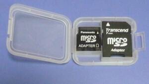 ★ＳＤカード・アダプター(microSDメモリ用)とmini ＳＤカード・アダプター(microSDメモリ用)：中古品でmicroSD HCメモリは付属しません。