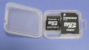 ★SDカード・アダプター(microSDメモリ用)とmini SDカード・アダプター(microSDメモリ用):中古品でmicroSD HCメモリは付属しません。