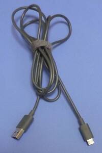 ★USBケーブル(中古):USB Type-A(片方の端子)⇔ Micro USB2.0 Type-B(反対側の端子):2枚目写真で「Micro USB2.0 Type-B」形状ご確認